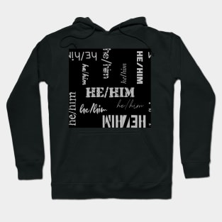 All-Over Pronouns: He/Him Hoodie